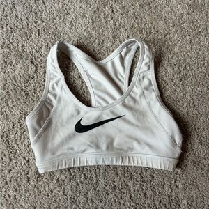 White Nike Dry-fit Sports Bra Reversible